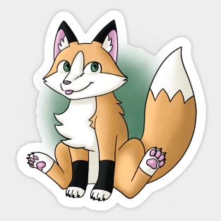 Fox Blep Sticker